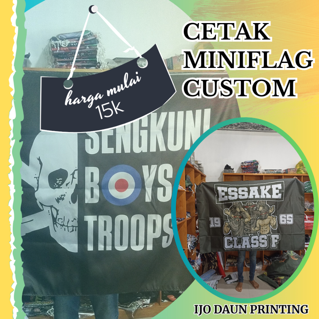 MINI FLAG CUSTOM ออกแบบฟรี || FLAG FLAG || เสื้อผ้าที่กําหนดเอง BANNER ออกแบบฟรี