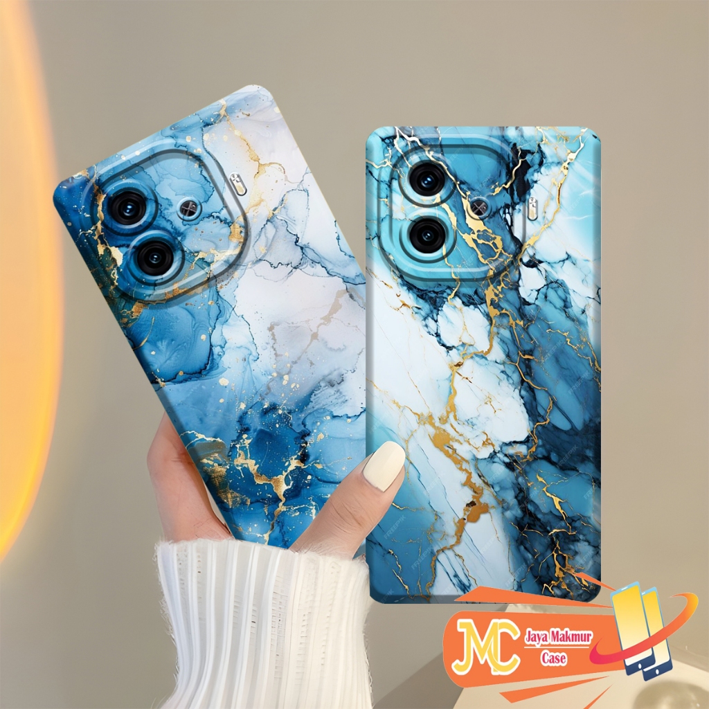 SOFTCASE VIVO IQOO Z9 TURBO 5G / IQOO Z7 5G / IQOO Z7X 5G 2024 NEWEST / Aesthetic Marble MOTIF - เคส