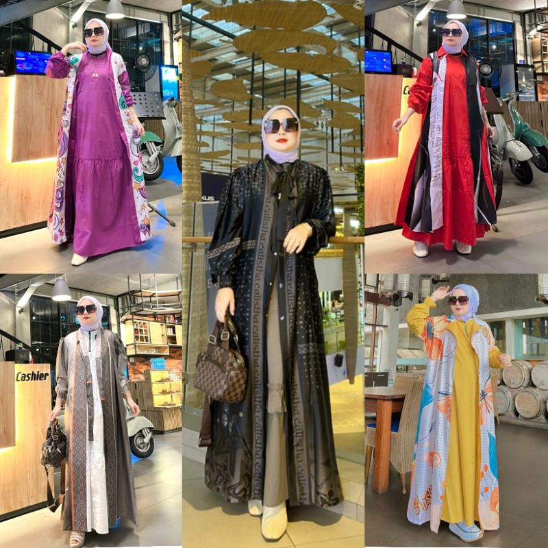 ใหม่ล่าสุด ABAYA SET BY CALISTHA/MANGASTA NAUREN JLO