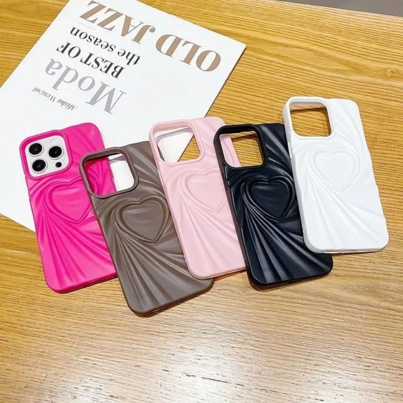 YKCS 0613 SOFTCASE TWIST LOVE สําหรับ OPPO A15 A15S A3X A3 A5i NFC A16 A54 A55 A18 A38 A5S A12 A7 A1