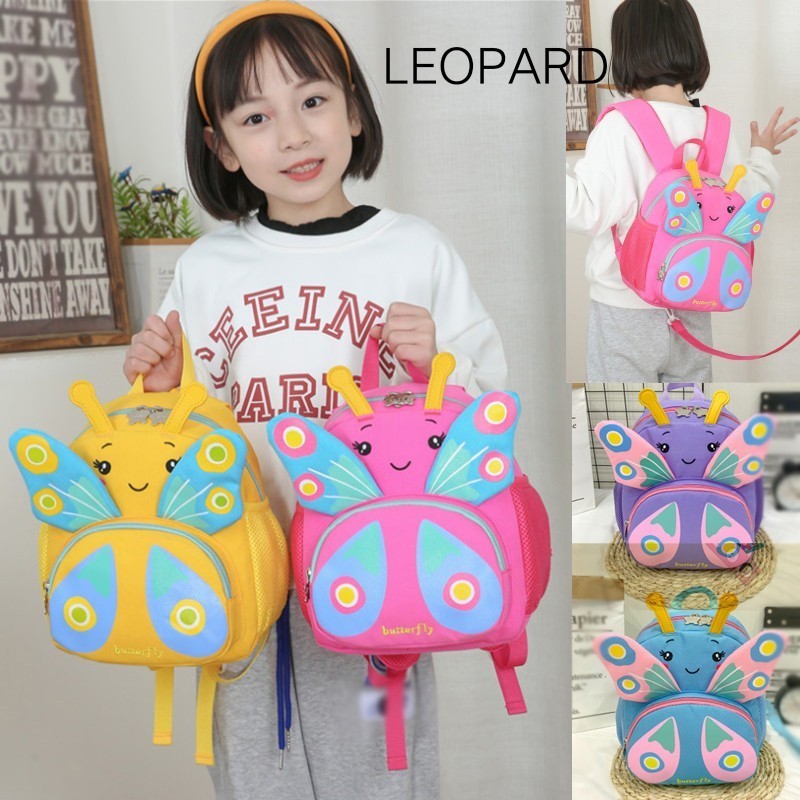 CHARACTER CHILDRENS BACKPACK / GIRLS BACKPACK / FUNNY GIRLS BAG BUTTERFLY BAG