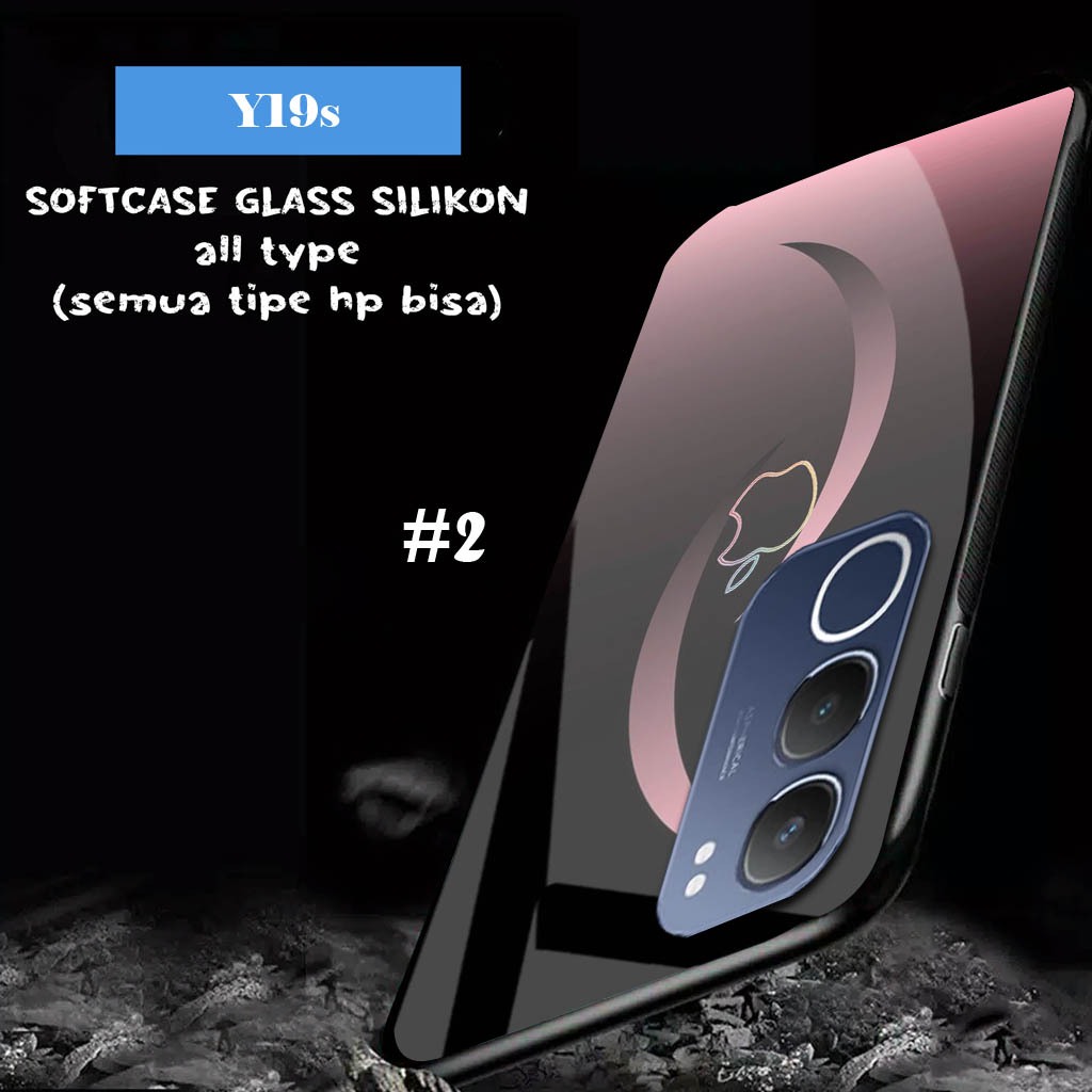 HP Softcase Glass Acrylic Silicone For - VIVO Y19s - เคส VIVO Y19s - เคสโทรศัพท์ VIVO Y19s - เคสโทรศ