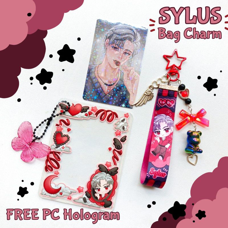 LOVE AND DEEPSPACE BAG CHARM SLUSH/ LOVE AND DEEPSPACE TOPLOADER SYLUS/LOVE AND DEEPSPACE KEYCHAIN