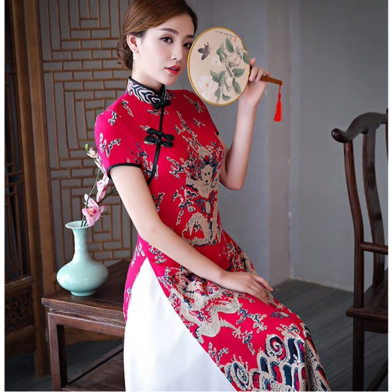 ชุด CNY LIYA CHEONGSAM KOREAN PREMIUM แฟชั่นนําเข้า