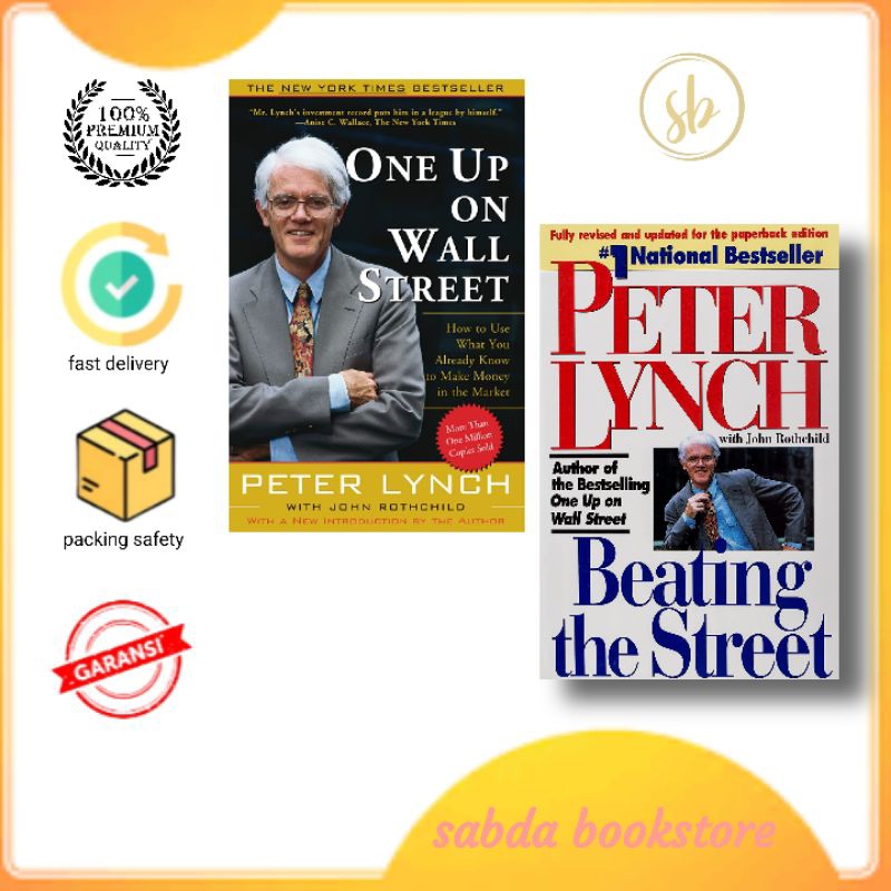 หนังสือ One Up On Wall Street Beating The Street โดย Peter Lynch (ภาษาอังกฤษ)