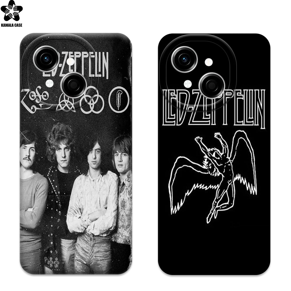 ZEPPELIN LED BAND MOTIF PREMIUM SOFTCASE สําหรับ VIVO Y02 Y12 Y12S Y20 Y20S Y18 Y03 Y28 Y17S Y36 - เ