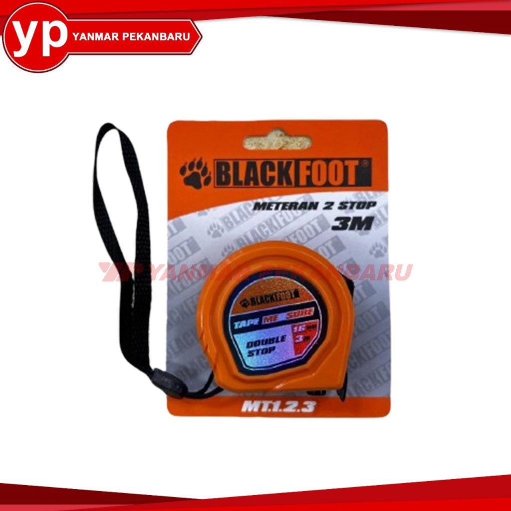 Double Stop Meter 3 M x 16 mm และ 5 M x 19 mm BLACKFOOT