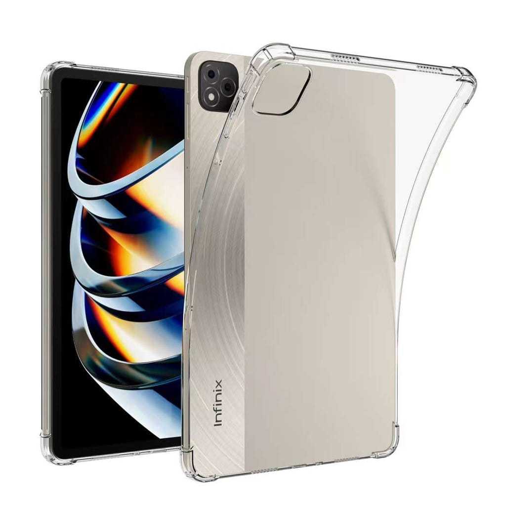Infinix Xpad Premium Silicone Anticrack Soft Clear Case