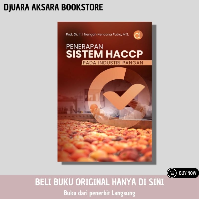 หนังสือเรื่องการประยุกต์ใช้ระบบ HACCP ในอุตสาหกรรมอาหาร