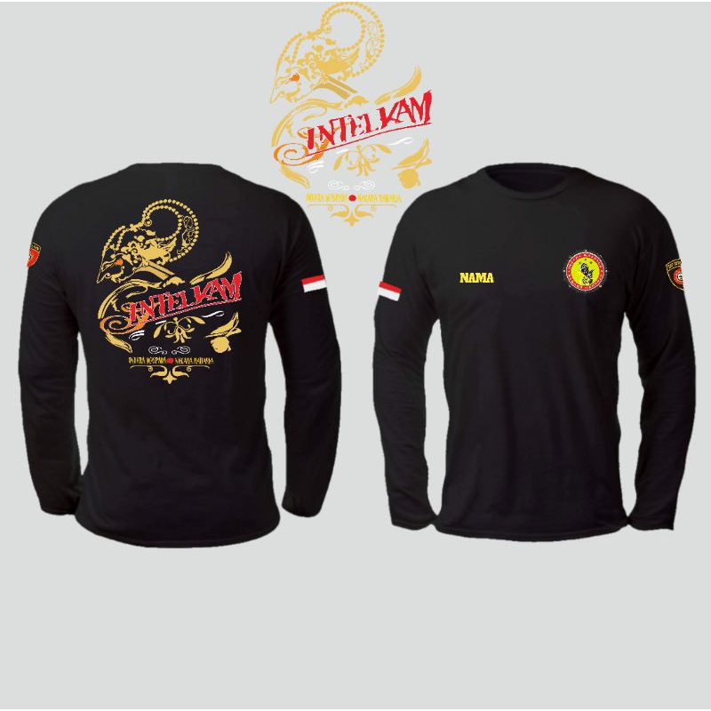 INTEL เสื้อยืดแขนยาว/intelkam sat ล่าสุด