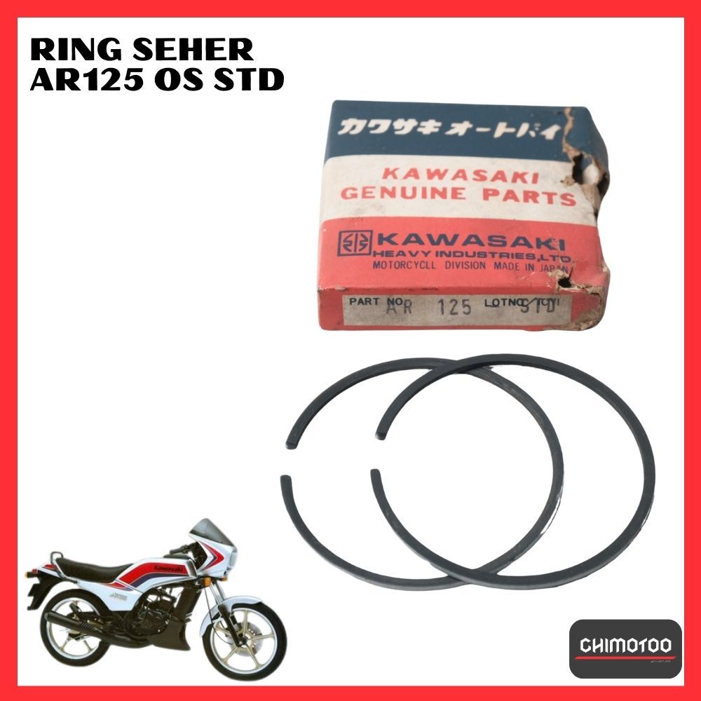 แหวนลูกสูบ Kawasaki Ar125 Ar 125 Os Std