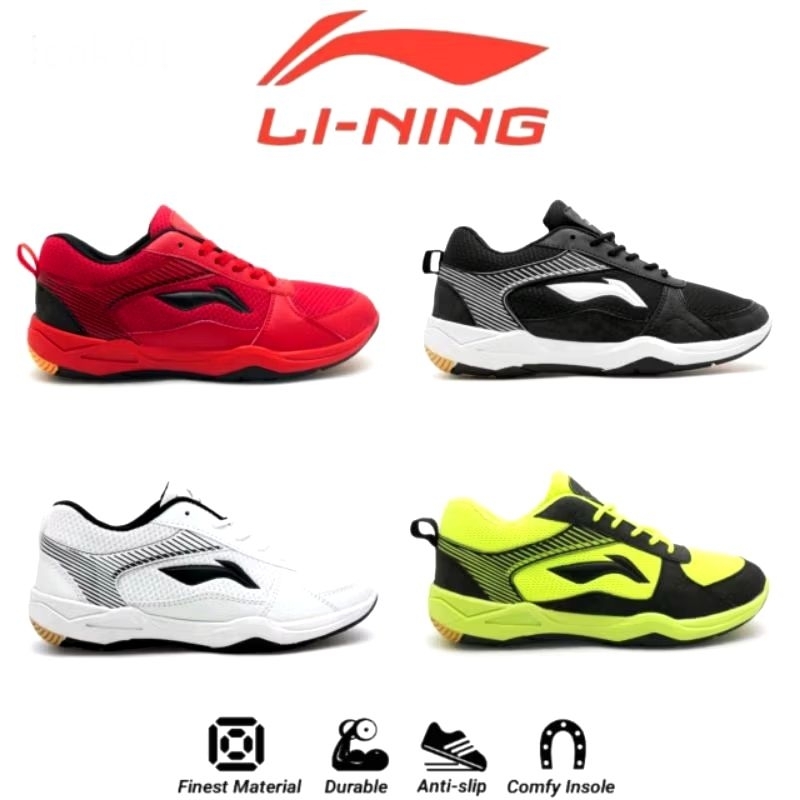 Lng รองเท้าแบดมินตันขนาด 39 - 43 รองเท้ากีฬาสําหรับผู้ชายผู้หญิงวอลเลย์บอลแบดมินตันจ๊อกกิ้งยิมนาสติก