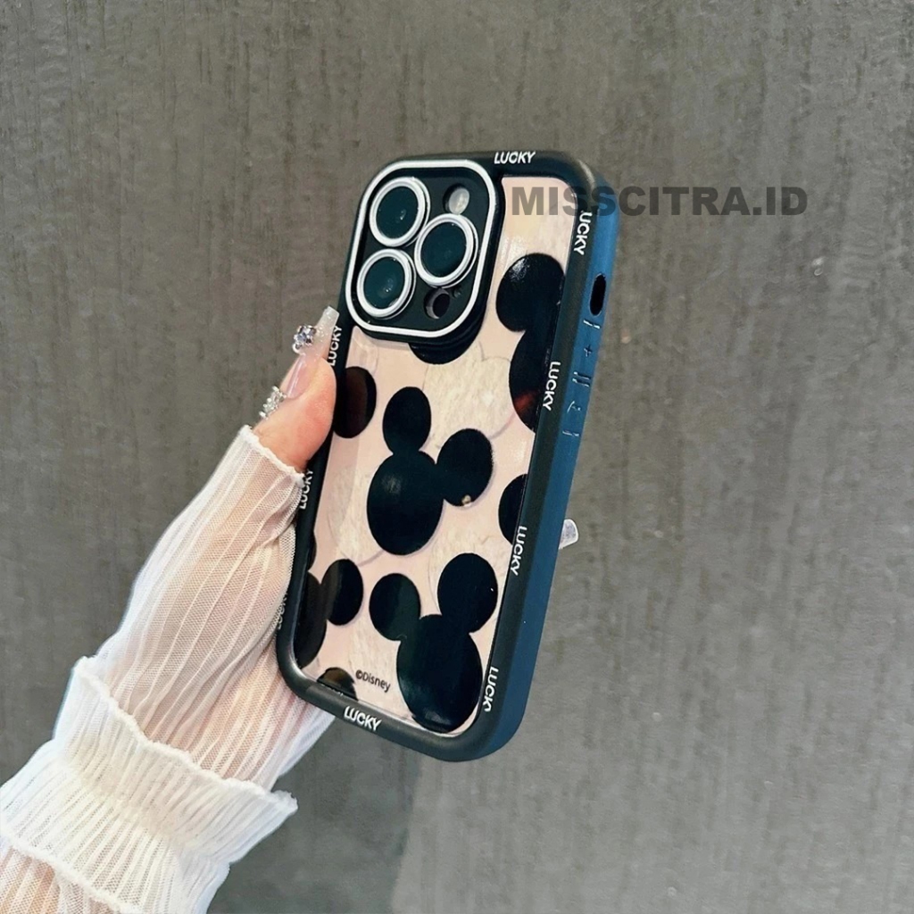 YX151 ฝาครอบ CASING MICKEY MOUSE COMPATIBLE สําหรับ OPPO A1K A1 A3S A3X A3 PRO A5 A5i A5X A6 A7 A8 A