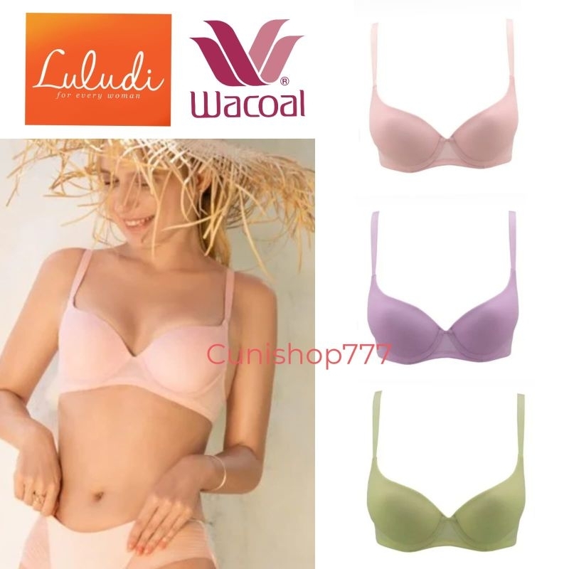 LULUDI BRA by WACOAL WITH NORMAL FOAM UNDERWEAR PLAIN WOMENS BH LB 4953 LB4953 k39b