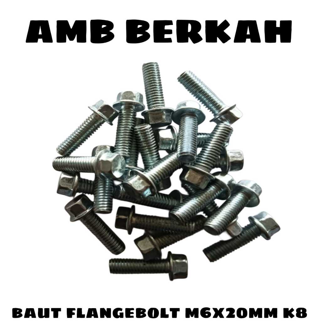 MESIN ENGINE BLOCK BOLT/CRCT BLOCK BOLT M6X25 (8 คีย์)