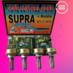 ชุดโมโนควบคุมโทน + กลางพร้อม IC LM 324 CKJ THB 335