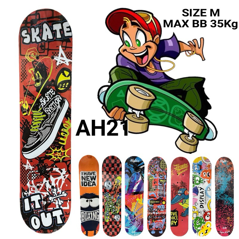 SKATEBOARD / CHILDRENS SLIDE BOARD SIZE M (SINGLE / MEDIUM) CHILDREN