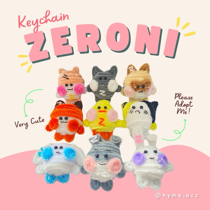 พวงกุญแจ น้ํายาล้างท่อ Zeroni