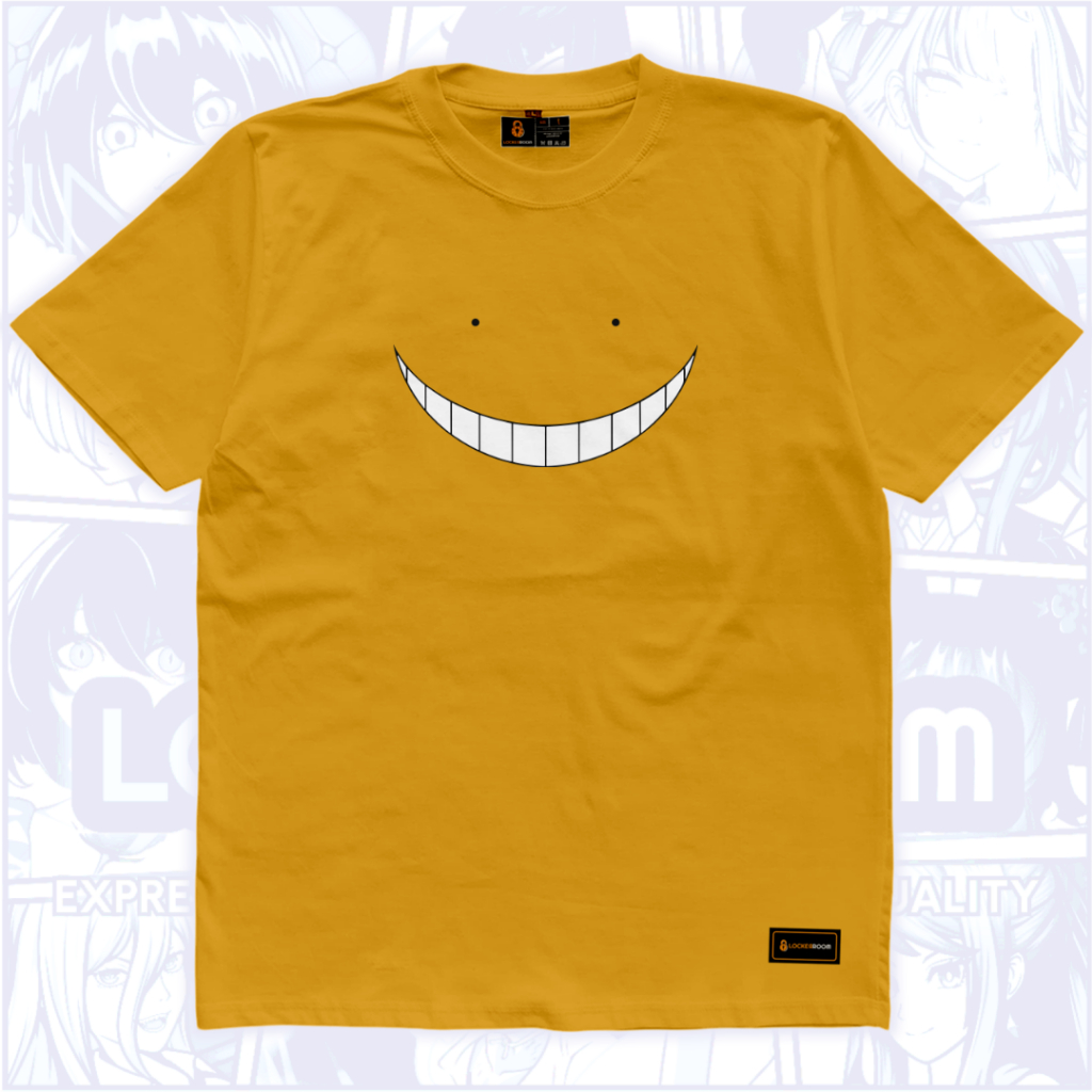 เสื้อยืด Lockerroom Koro Sensei Mustard เสื้อยืด Unisex Distro