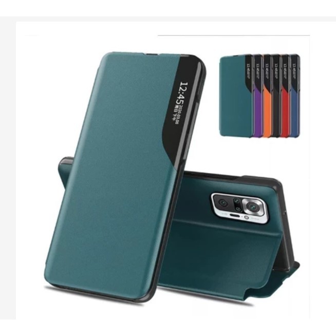 CASE VIVO X60 Pro T1 Pro V29 V29E Y17S Y27 Y36 Flip Case Smart View Leather Clear View Cover Magnet