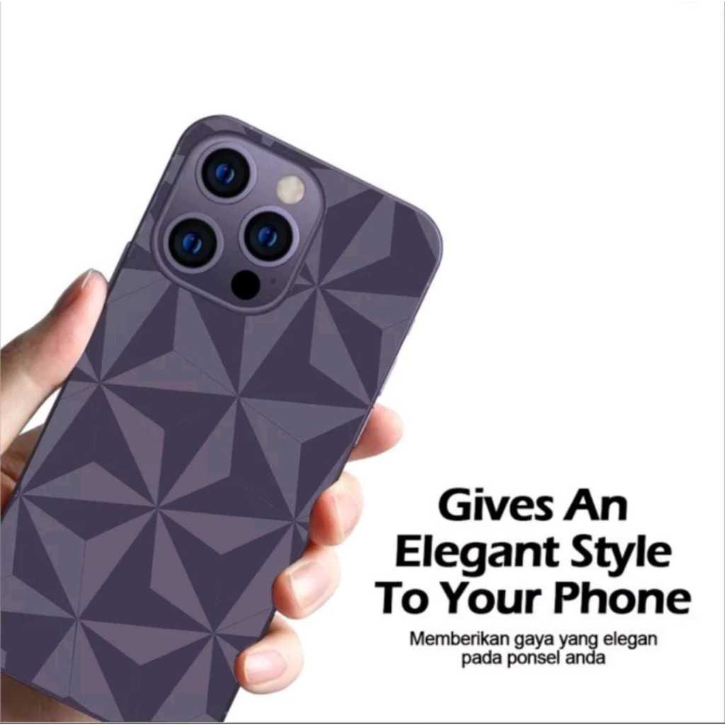 (เร็ว) Garskin Diamond 3D โปร่งใส Xiaomi REDMI 4A 5 5X 6A 7 7A 8 8A 9 9C 9A 9T 10 K20/K20 PRO K30 NO