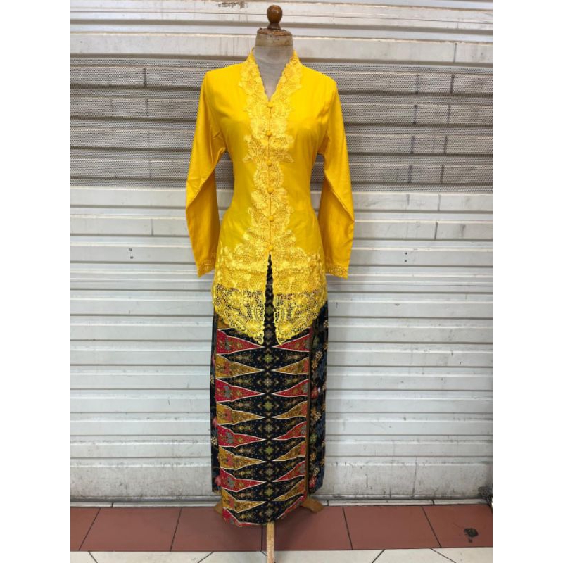 ชุด KATUN Encim Kebaya พร้อมคอปก Sundainese / ผ้าฝ้าย Toyobo encim kebaya