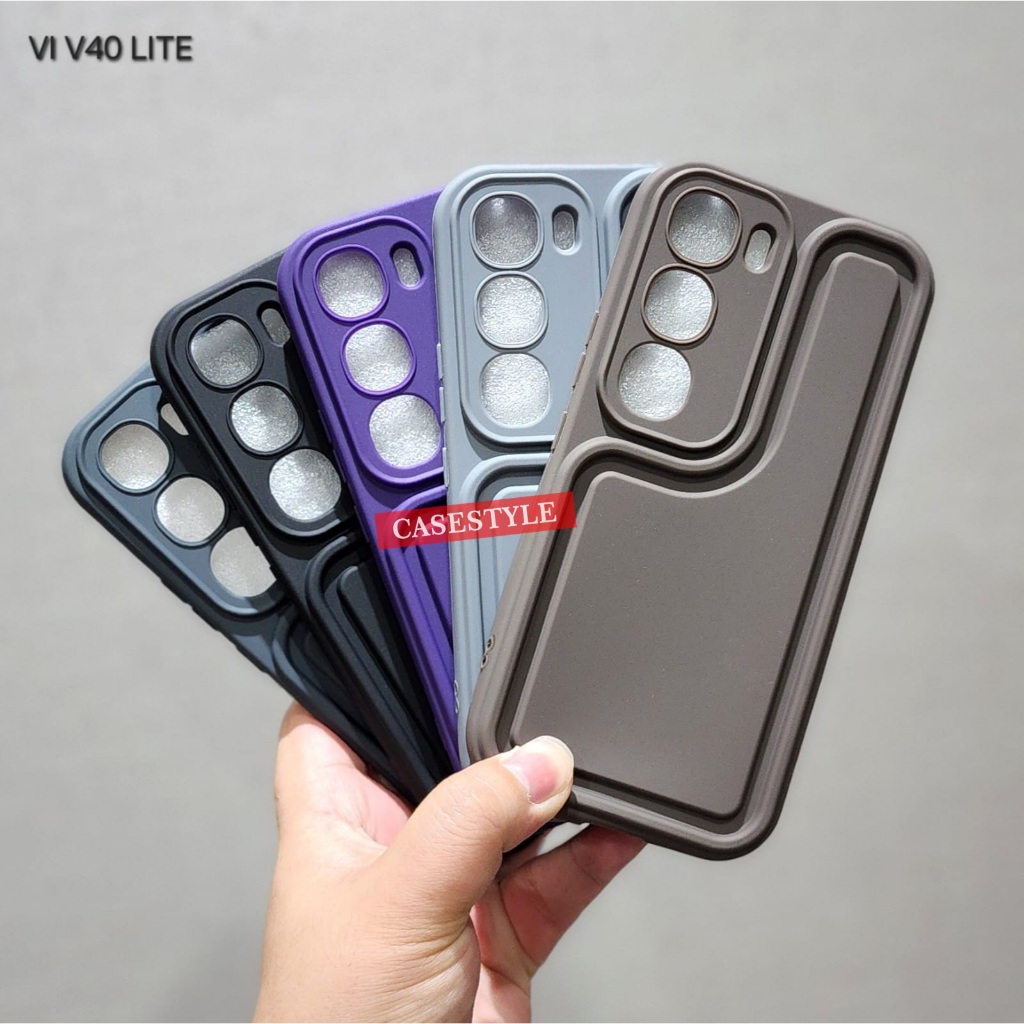 เคส Vivo V40 Lite Macaron Circuit Protect Camera Case Vivo V40 Lite