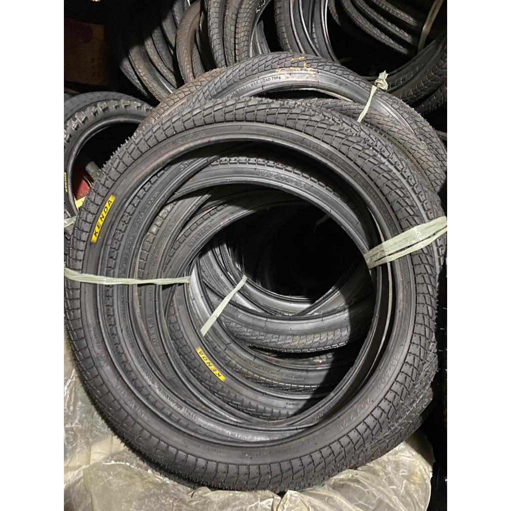 Kenda ยางนอก 20 X 1.95 K841 BMX จักรยานสําหรับเด็กผู้ชายดอกไม้เรียบ Universal