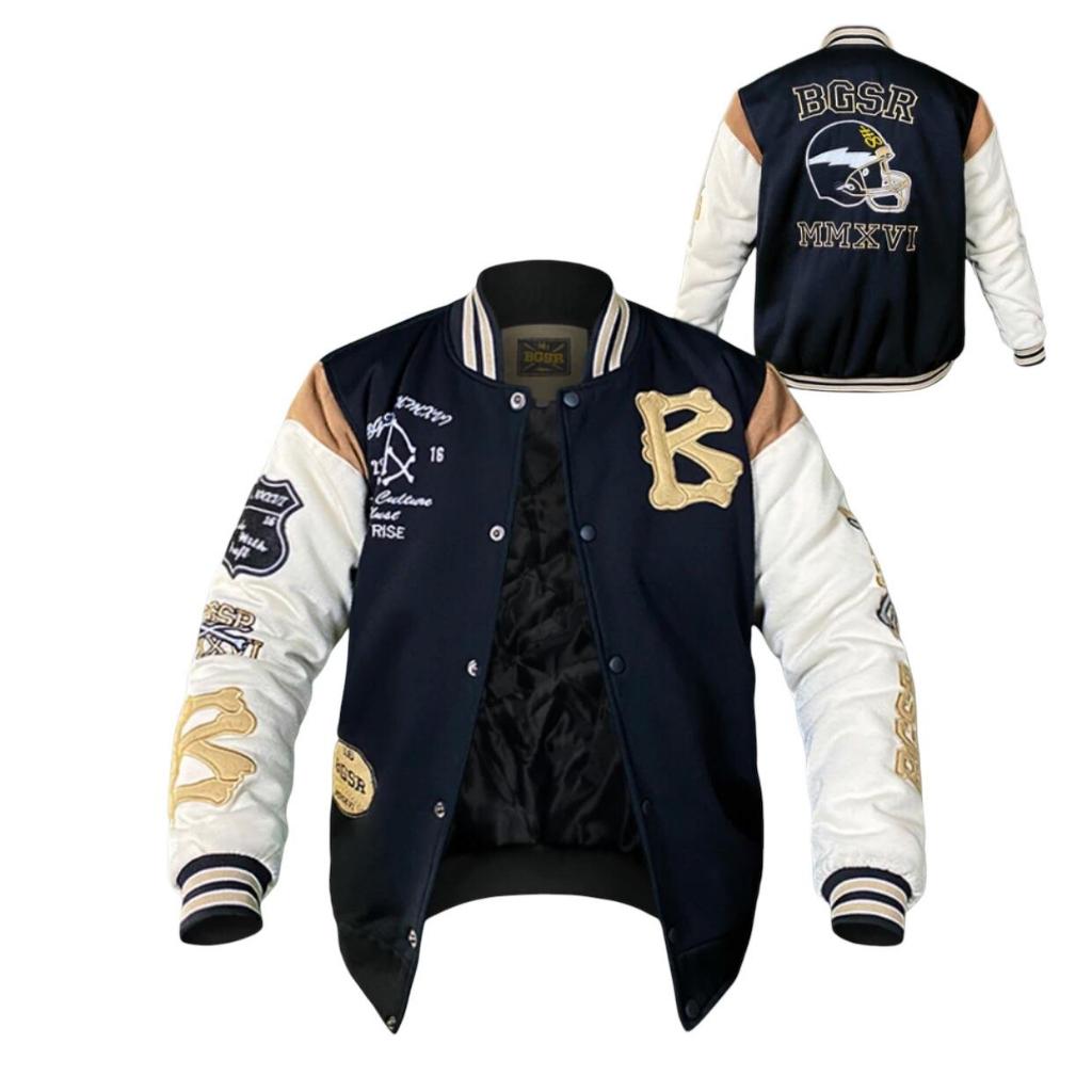 Varsity Jacket / เสื้อแจ็คเก็ตผู้ชาย Varsity / เสื้อแจ็คเก็ตเบสบอล / เสื้อแจ็คเก็ต Varsity