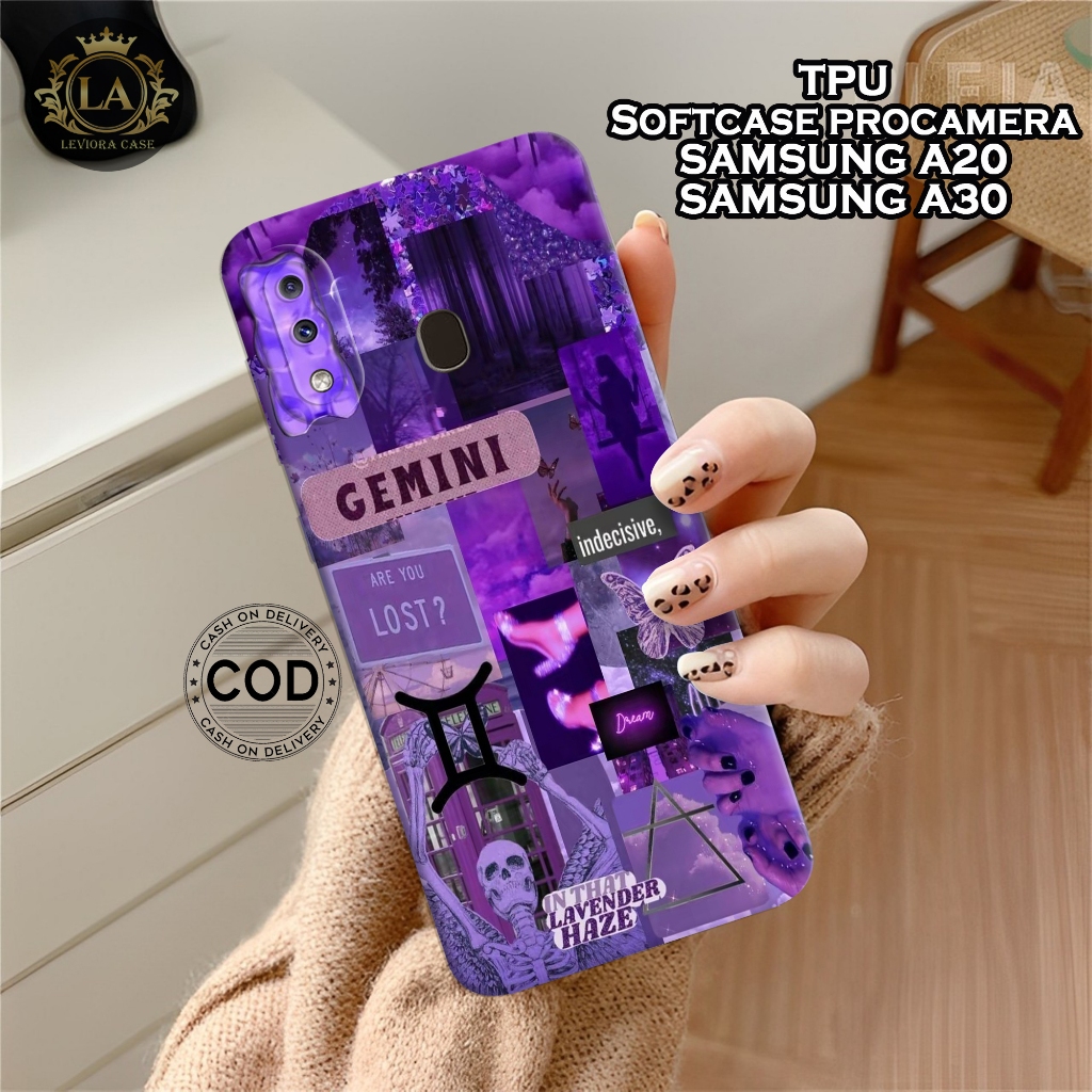 เคส HP Samsung A20 / A30 ใหม่ล่าสุด - เคสแฟชั่น - Samsung A20 / A30 Softcase - เคสกล้อง Pro - เคส Sa