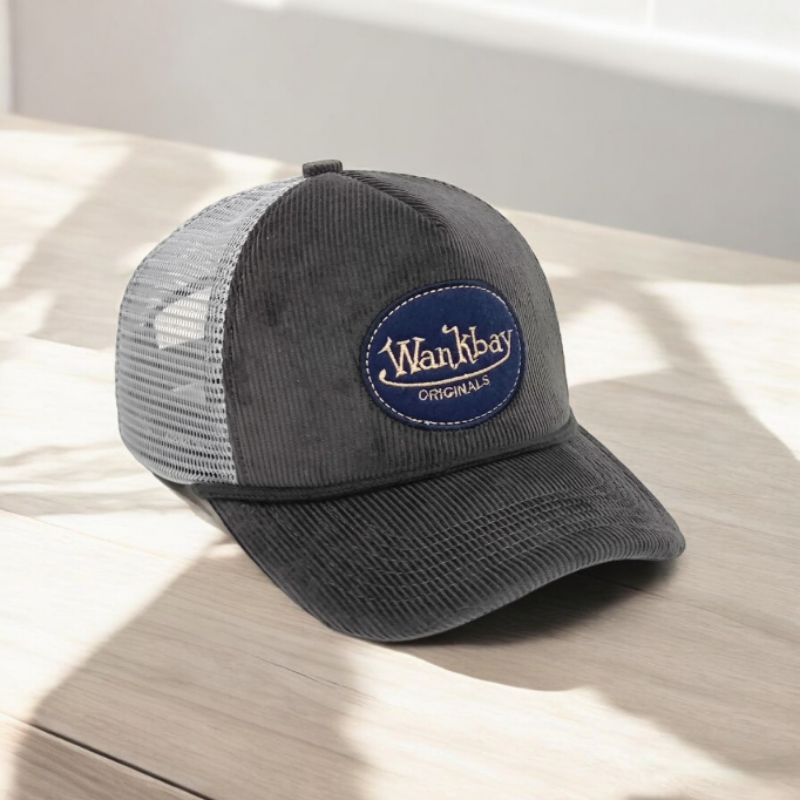 Wankbay หมวก Trucker ผู้ใหญ่ Pearl River Corduroy สําหรับทั้งชายและหญิง
