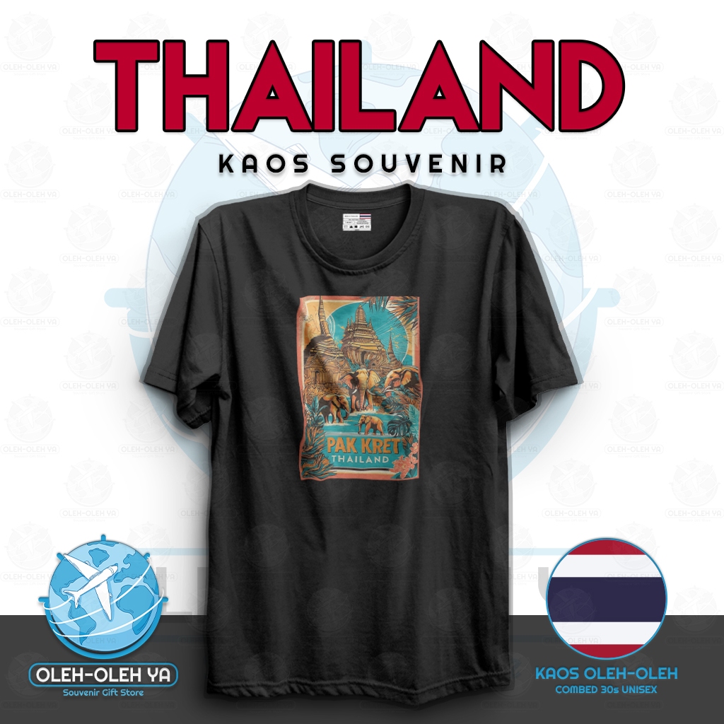 ของที่ระลึก YA T-Shirt ของที่ระลึก เสื้อยืดไทย ของที่ระลึก T-Shirt By Clothes I Love Thailand Pak Kr