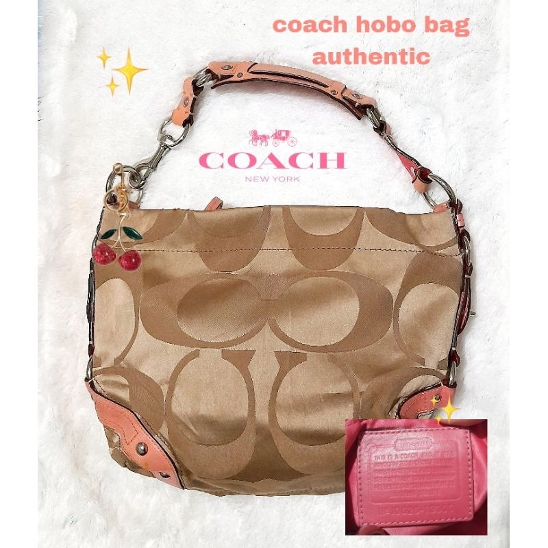 Coach hobo bag signature กระเป๋าแท้