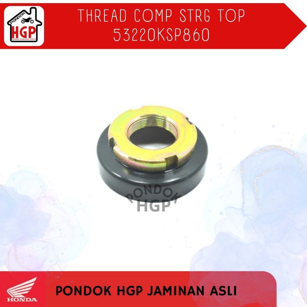 CB150 Verza MegaPro พวงมาลัยคอลัมน์ปรับ Nut Bolt 53220KSP860