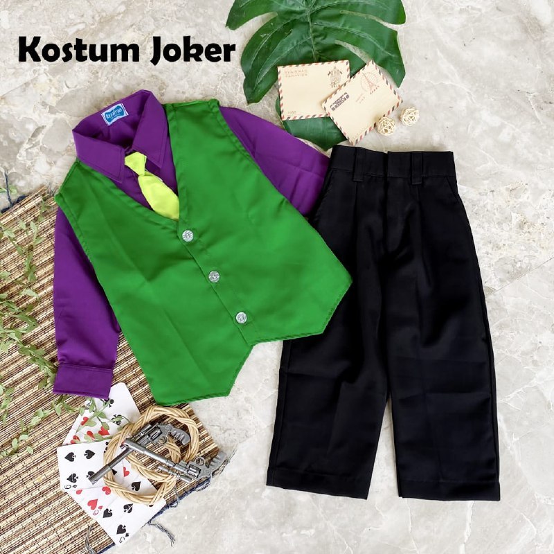 JOKER COSTUME / CHILDRENS COSTUME / BOYS COSTUME / NEWBORN COSTUME / NEWBORN COSTUME
