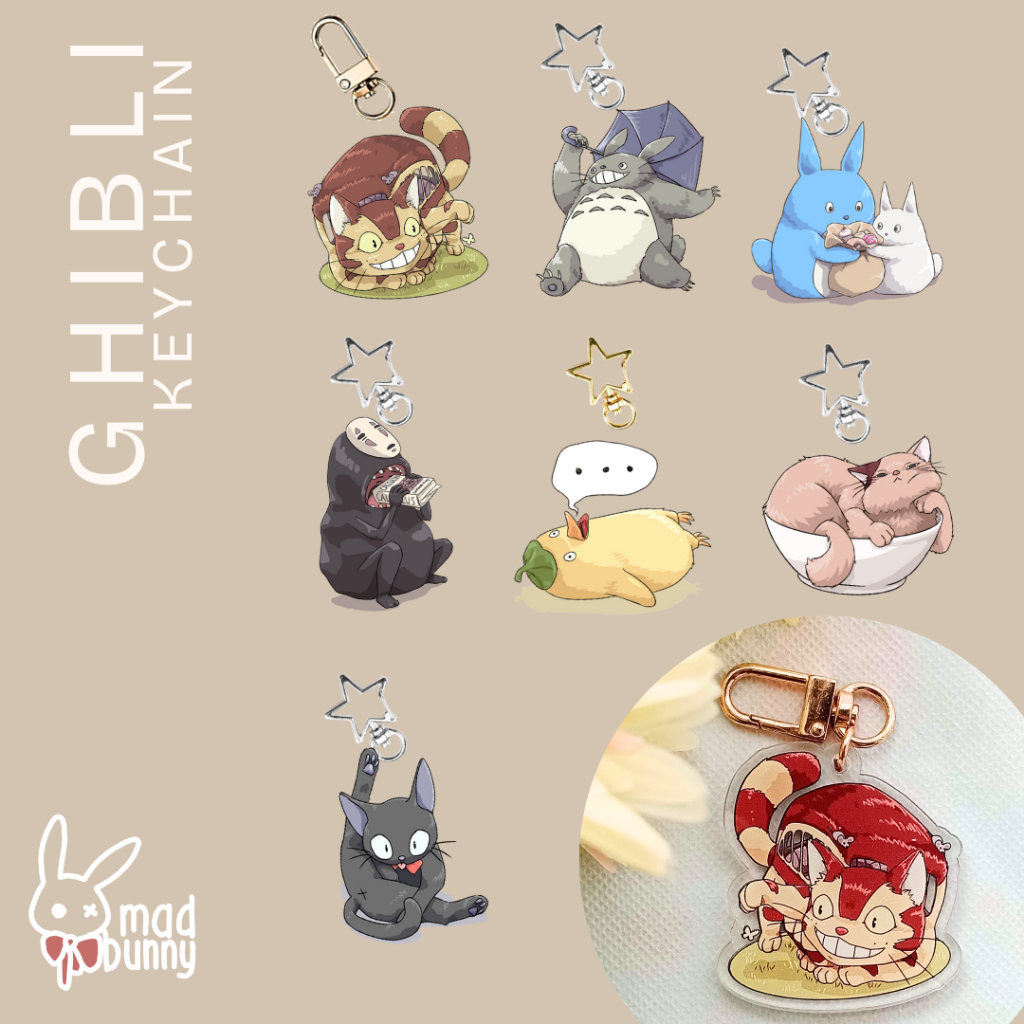 [madbunny] พวงกุญแจ Ghibli