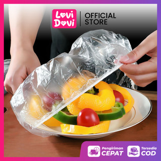Plastik Penutup Makanan Praktis isi ±40pcs / Plastic Food Cover Elastis Anti Bau