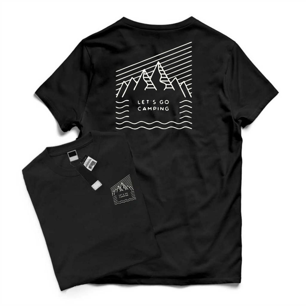เสื้อยืด Lets Go Camping Camping Camping