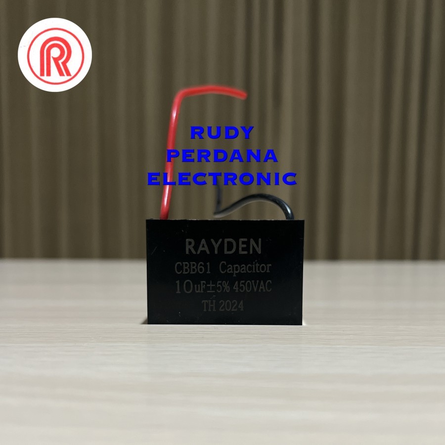 ปั๊มน้ํา FAN BOX CAPACITOR 10UF 450V 10 UF 450 VOLT CBB61 RAYDEN