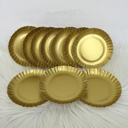 EA PLATE MAS PAPER CAKE BIRTHDAY CAKE PAPER PLATERS 10 ชิ้น