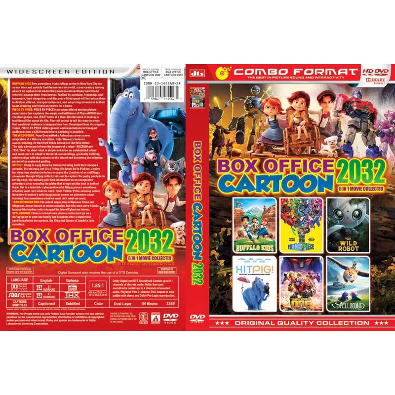 Box Office Cartoon 2023 6in1 Movie Collection