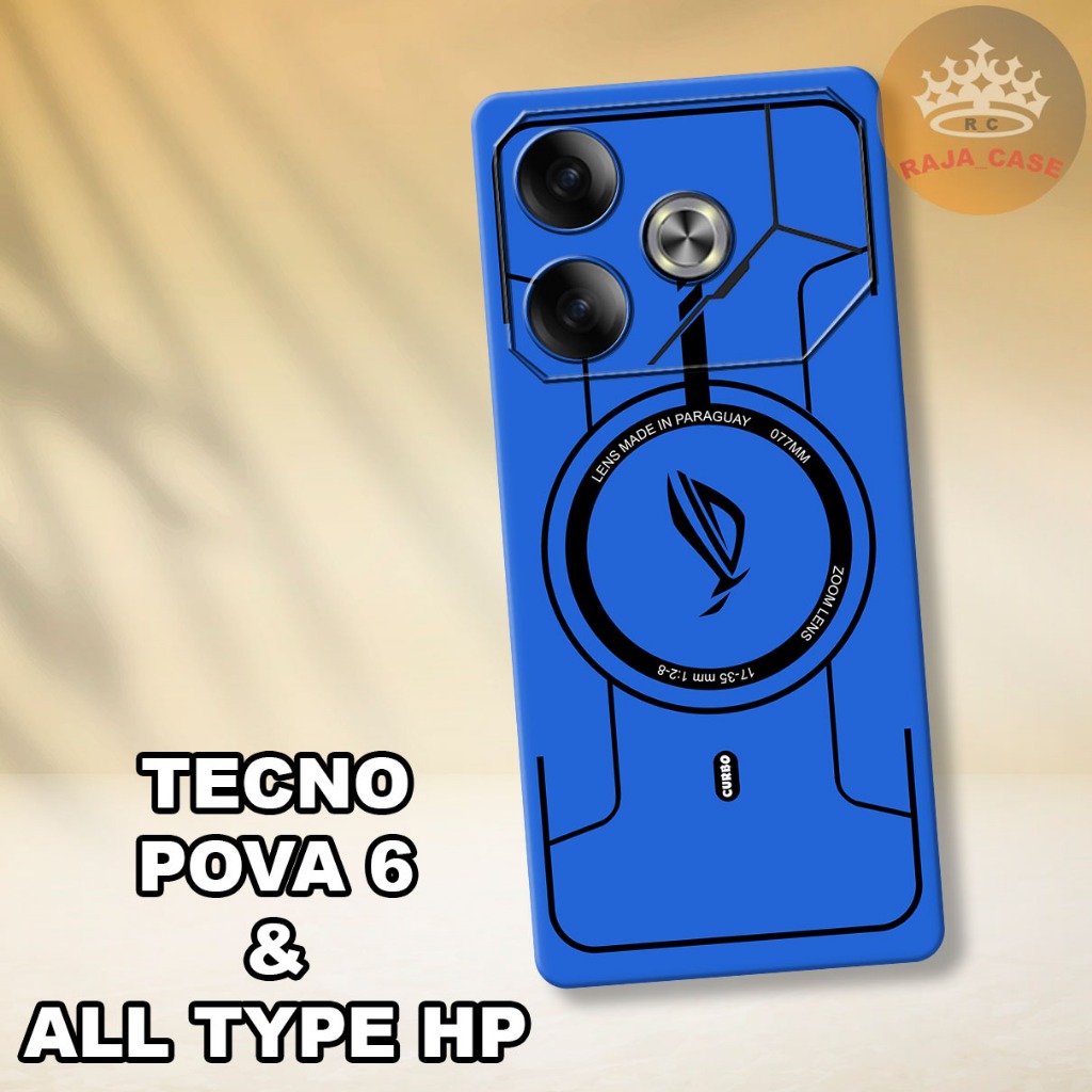 HP ใหม่ล่าสุด 2024 เคส Tecno Pova 6 Rc27 - วัสดุยางยืดหยุ่น - Cool GAMING Motif - โทรศัพท์มือถือทุกป