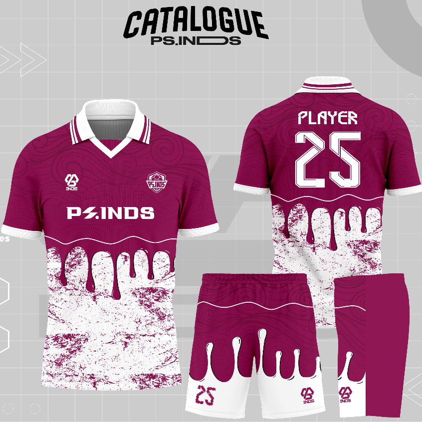 Jersey Futsal Full Printing Bebas Custom Desain Free Name Number Dryfit N0Q6