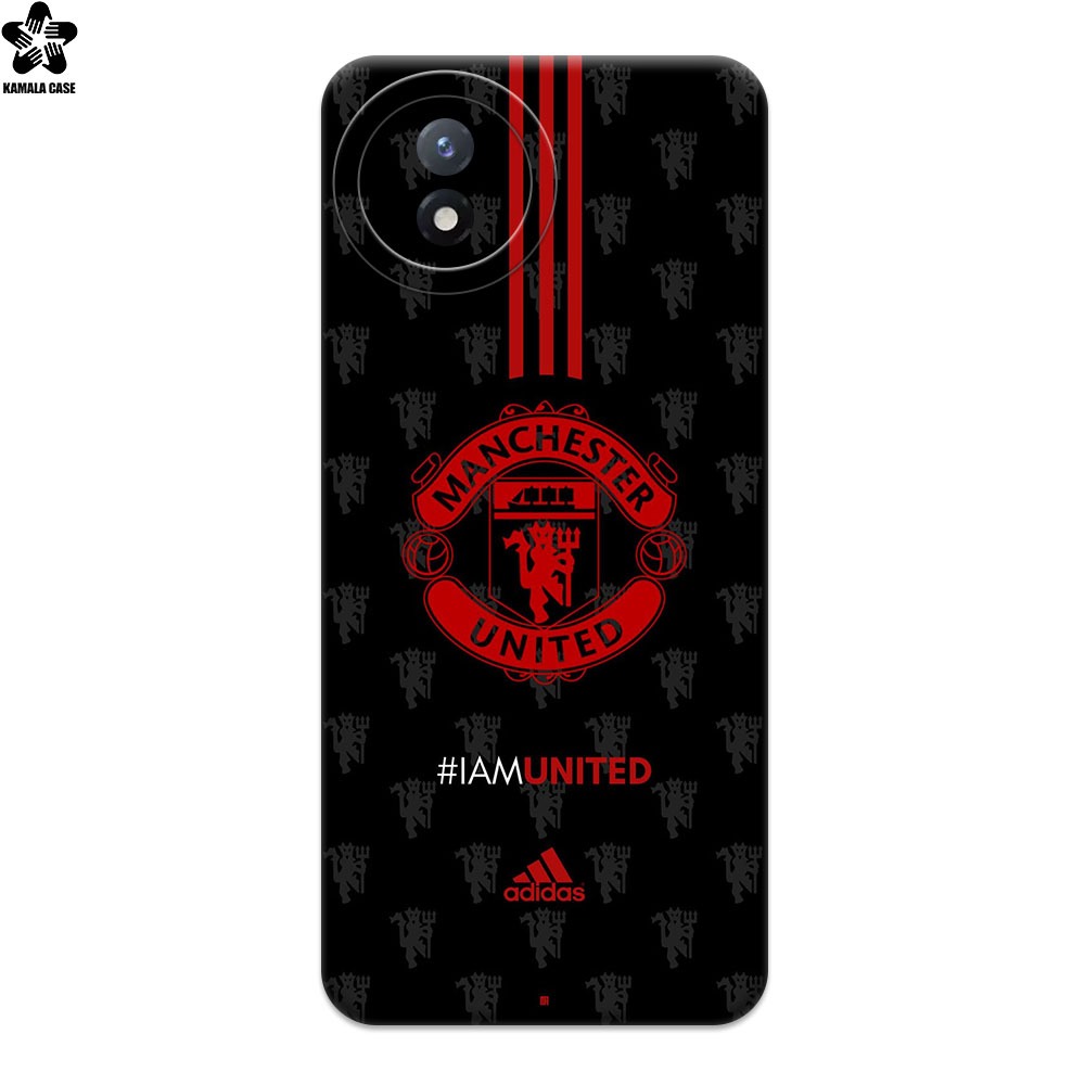 PREMIUM SOFTCASE WITH MANCHESTER UNITED CLUB MOTIF สําหรับ VIVO Y02 Y02T & ALL TYPE VIVO - PRO CAMER