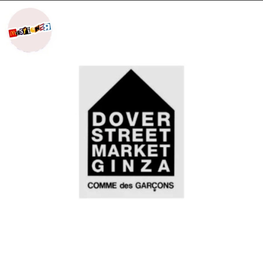 สติ๊กเกอร์ Come Des Garcons x dover street ship ginza สติ๊กเกอร์โลโก้ Dsm cdg