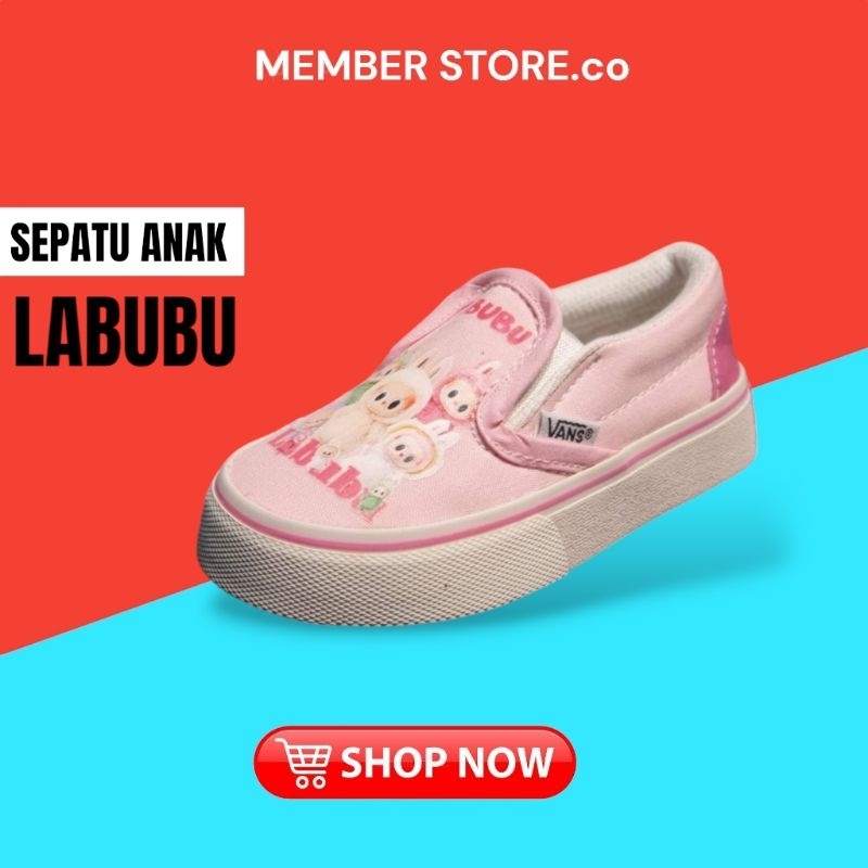 รองเท้าเด็ก Vans Labubu | รองเท้าเด็กชายและเด็กหญิง