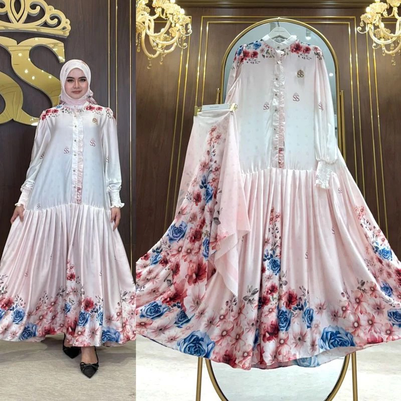 ขาย A LOSS...Mew gamis ss SPECIAL 7.7 GAMIS PRINTING SS