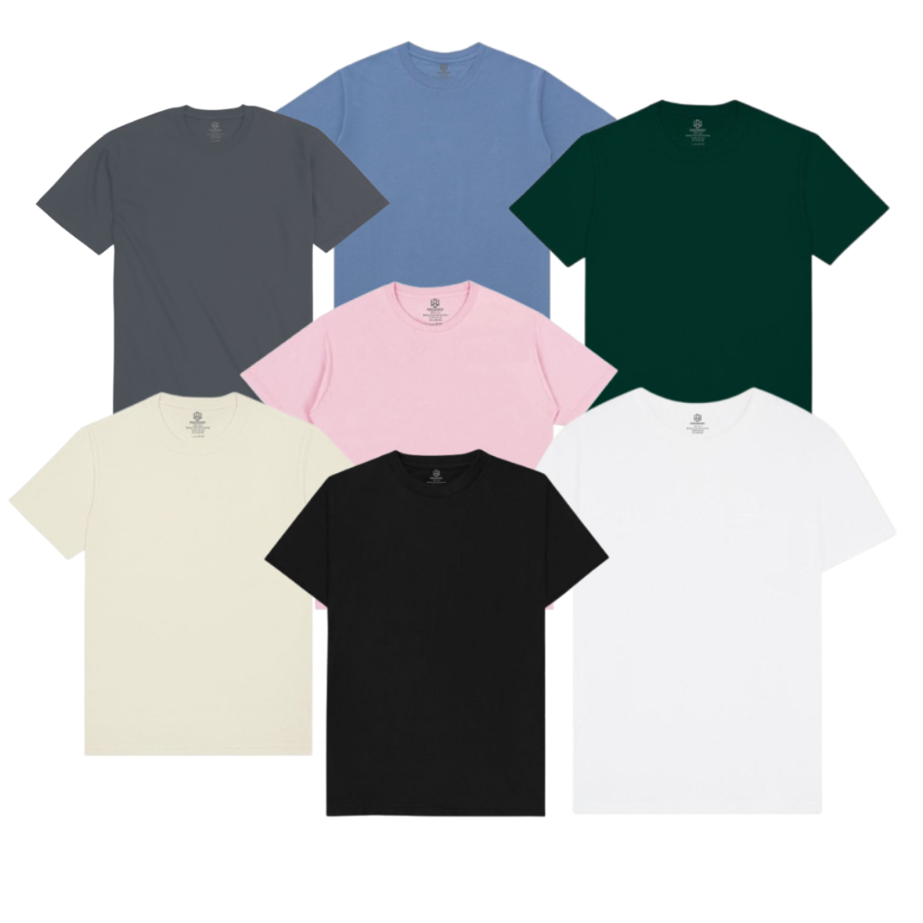 Blackwoods 1989 Mens Basic Plain Black T-Shirt