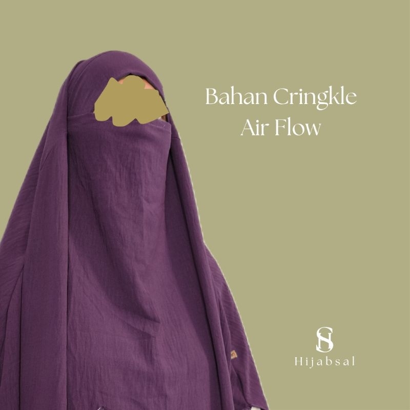 French khimar Kringkle Air flow/FK Kringkle/FK Syari Nabila