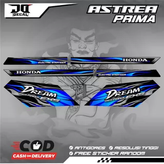 HONDA ASTREA PRIMA DREAM EX5 THAILAND VIETNAM FIRE FLAME K22 สติ๊กเกอร์หลากหลายแถบ
